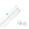 Luxrite T8 LED Tube Light Bulbs 16W (25W Equivalent) 1600LM 6500K Daylight Type A+B G13 Base 4-Pack LR34079-4PK - alternate 3